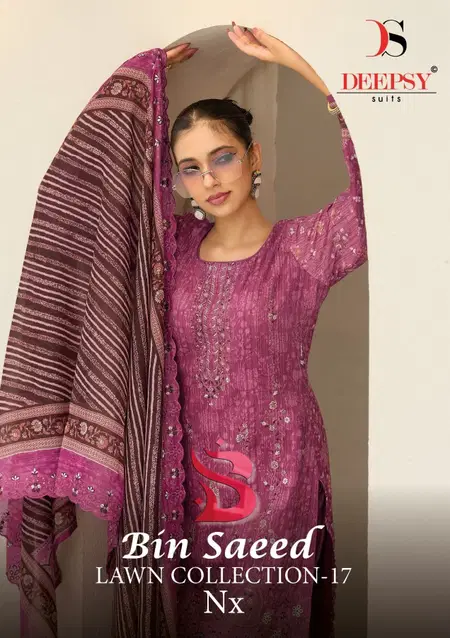 Bin Saeed 17 Nx By Deepsy Cotton Pakistani Salwar Suits Wholesalers In Surat
